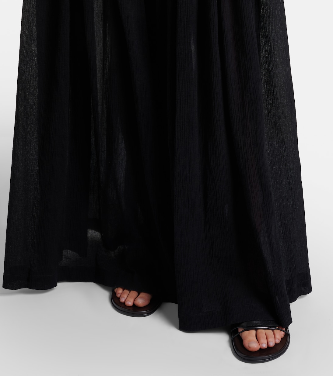 Cotton muslin maxi skirt | The Row