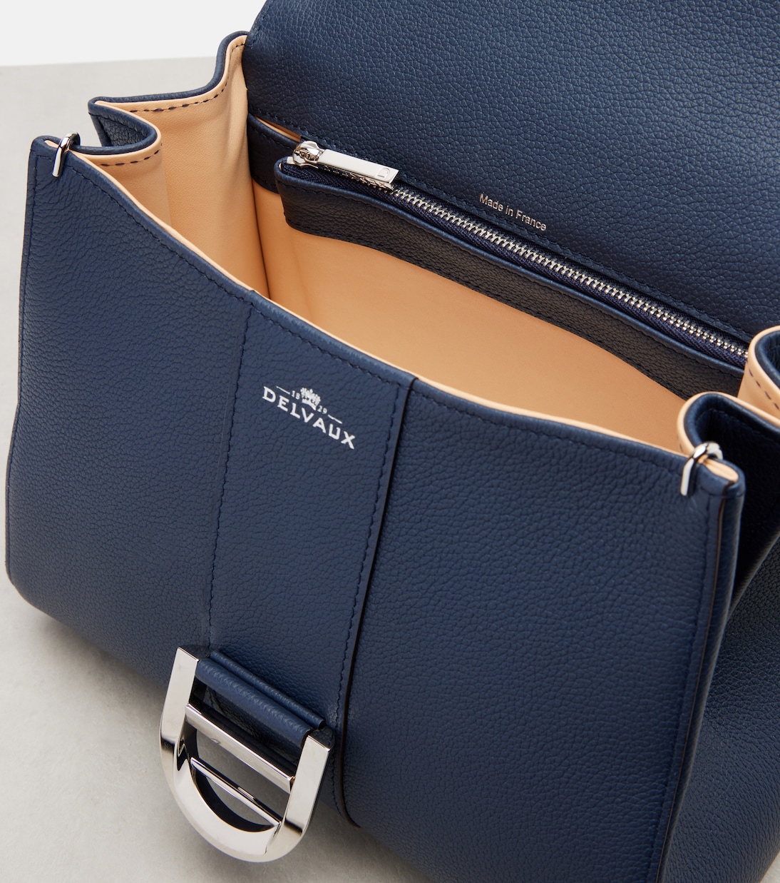 Brillant PM leather top-handle bag | Delvaux