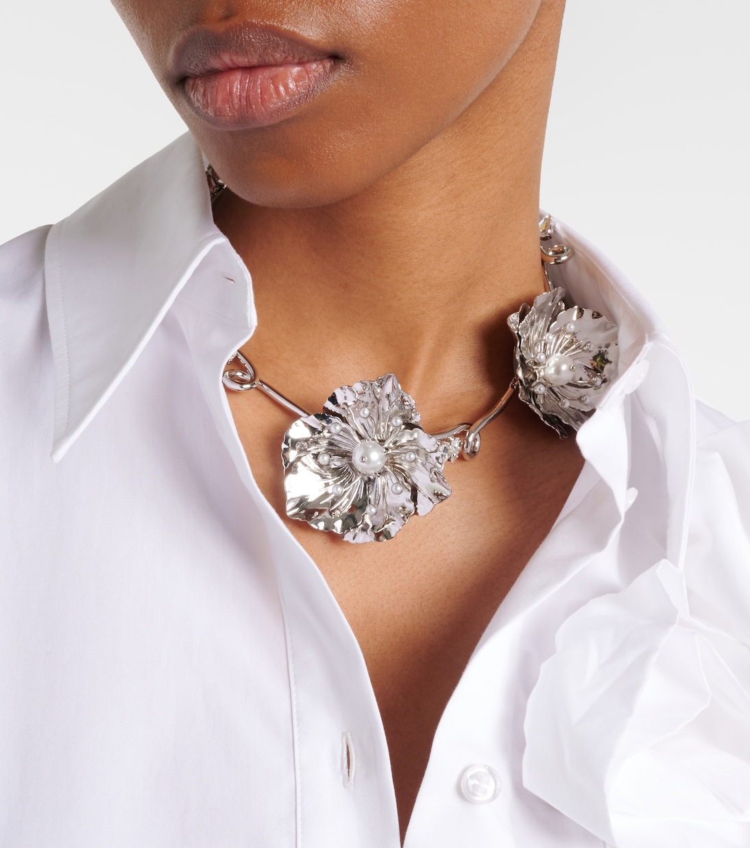 Turbo Blooming Poppy choker | Simone Rocha