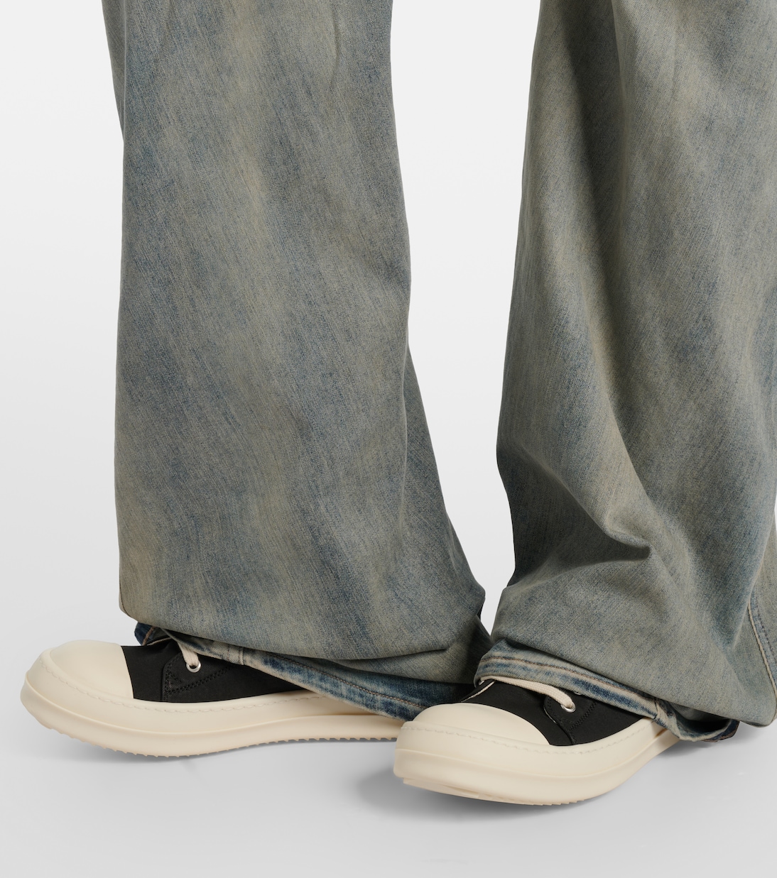 DRKSHDW denim sneakers | Rick Owens