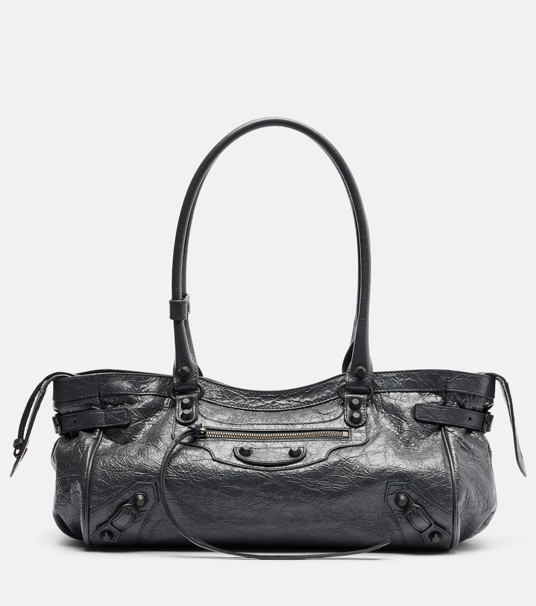 Le City East-West leather shoulder bag | Balenciaga