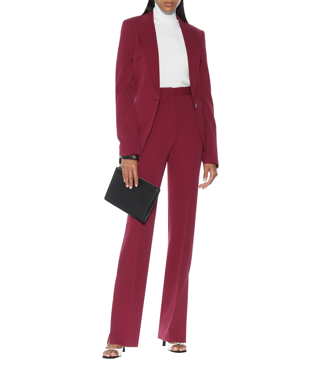 Pantaloni a vita alta in crêpe | Stella McCartney