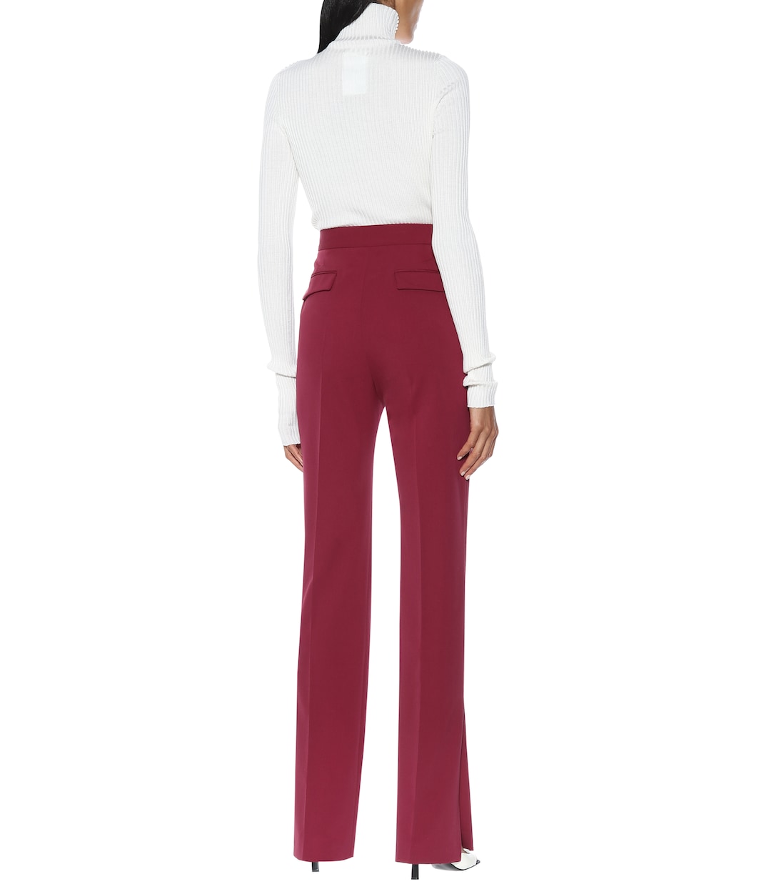 Pantaloni a vita alta in crêpe | Stella McCartney