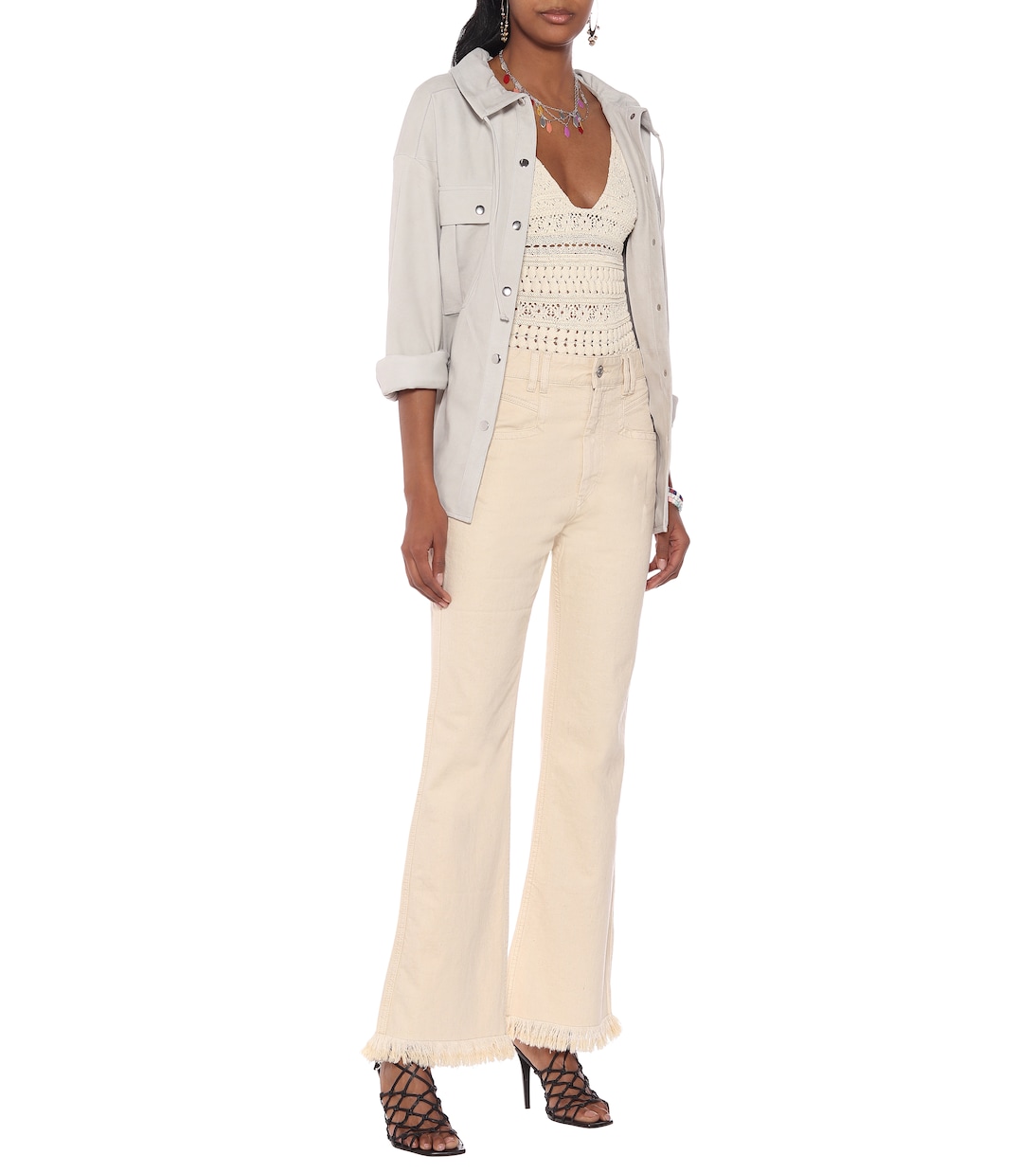 Elvira high-rise wide-leg jeans | Isabel Marant