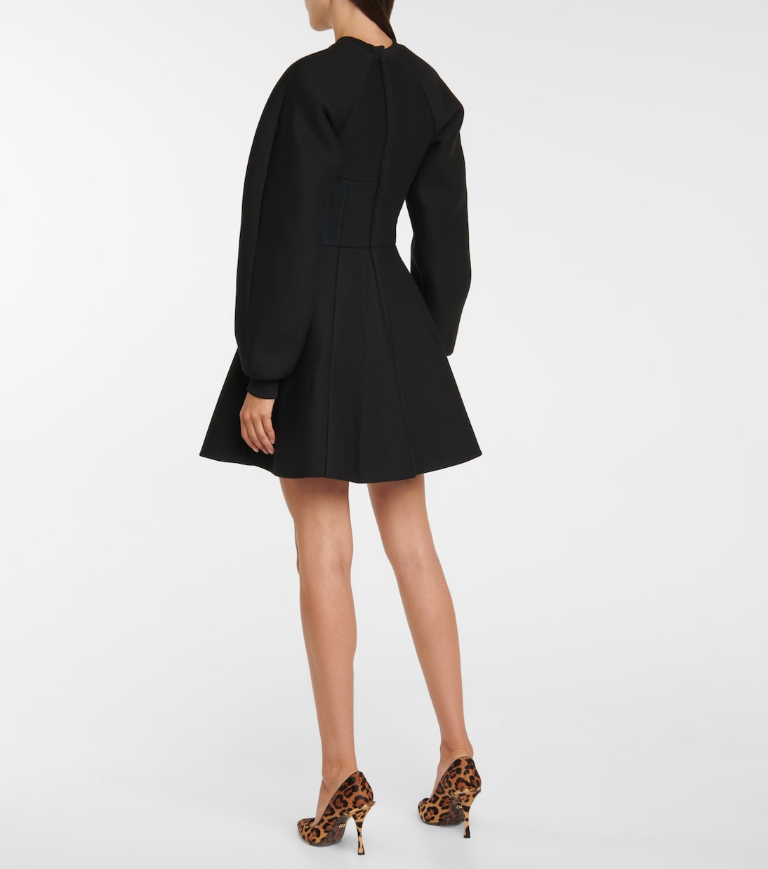 Stretch cotton-blend jersey minidress | Dolce&Gabbana
