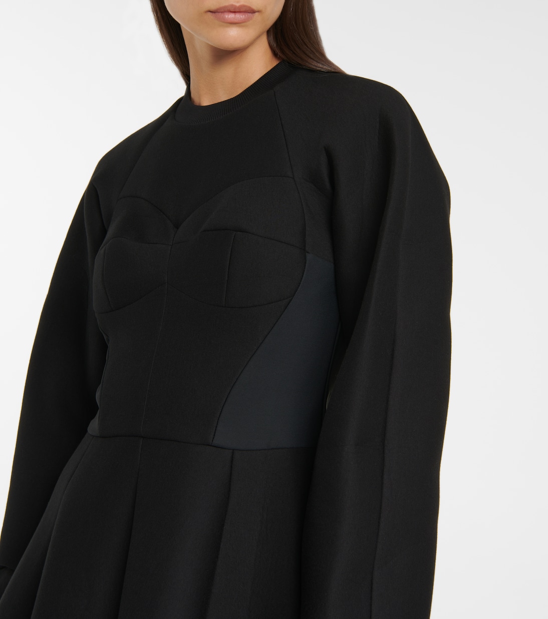 Stretch cotton-blend jersey minidress | Dolce&Gabbana