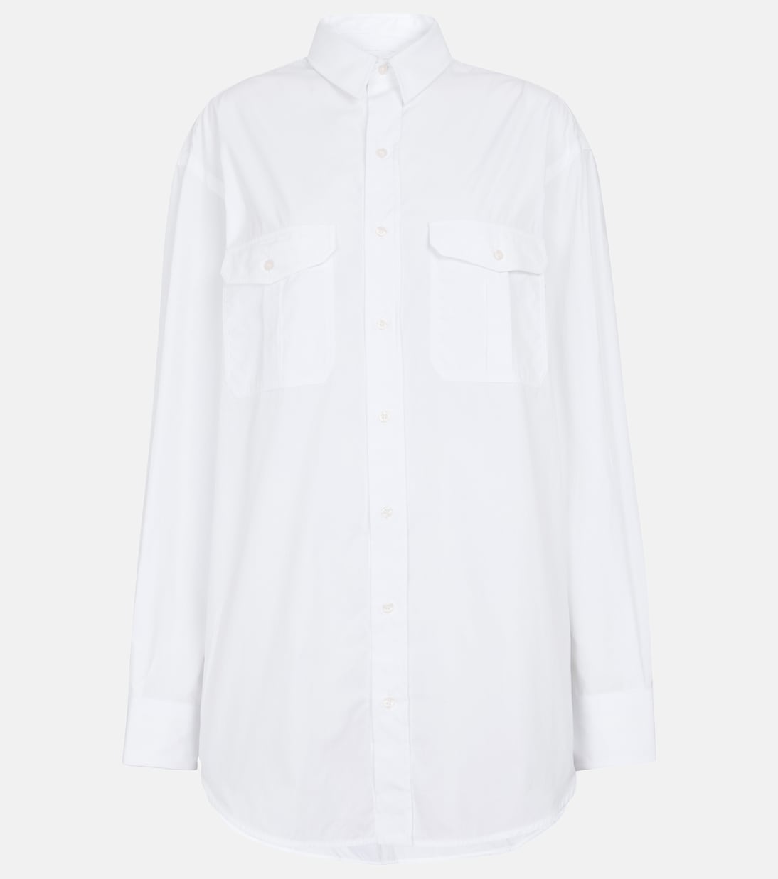 Robe chemise en coton | Wardrobe.NYC