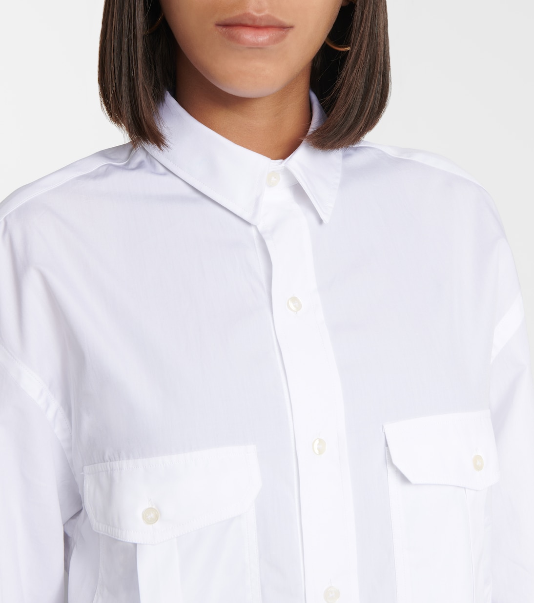 Robe chemise en coton | Wardrobe.NYC