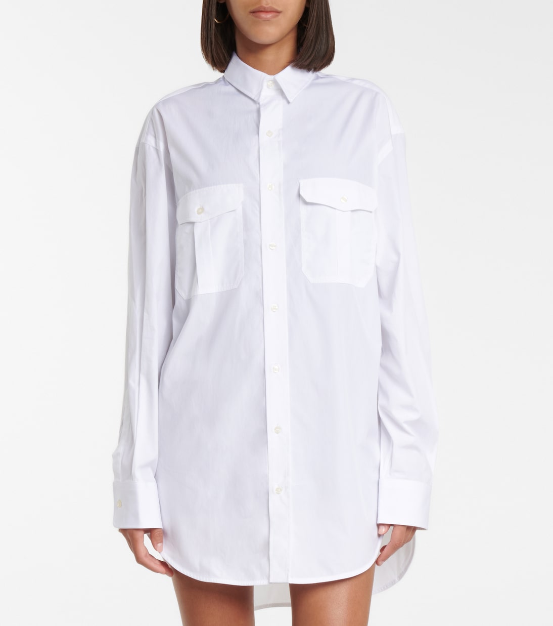 Robe chemise en coton | Wardrobe.NYC