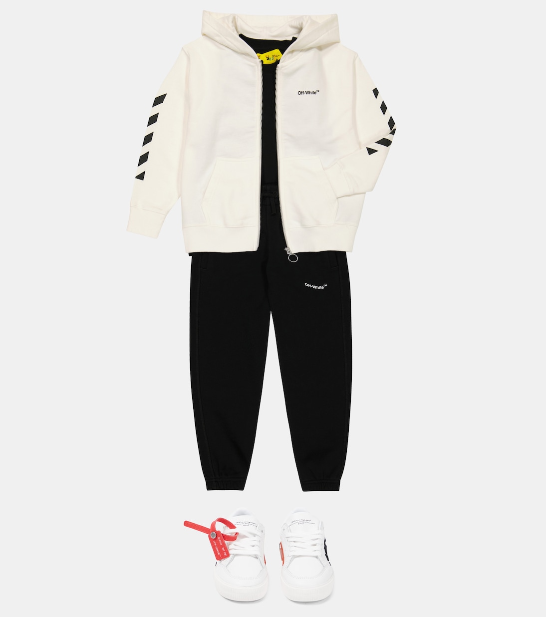 Zapatillas Low Vulcanized de piel | Off-White Kids