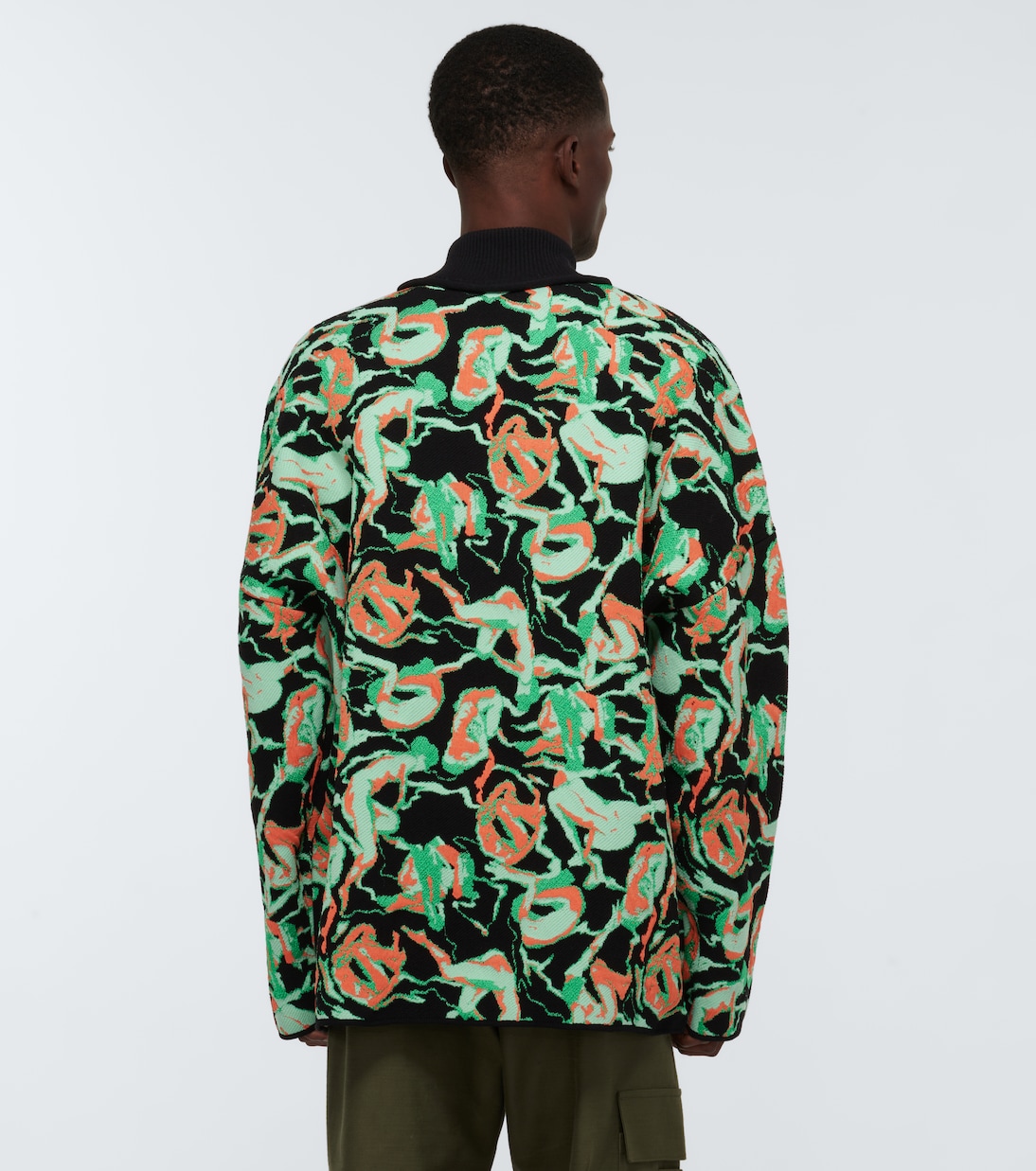 Zipped patterned cardigan | Loewe