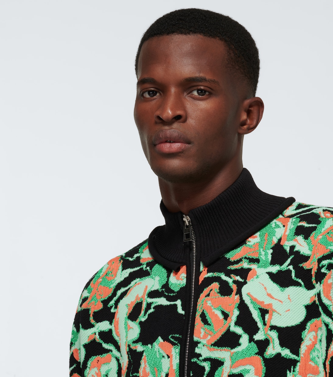 Zipped patterned cardigan | Loewe