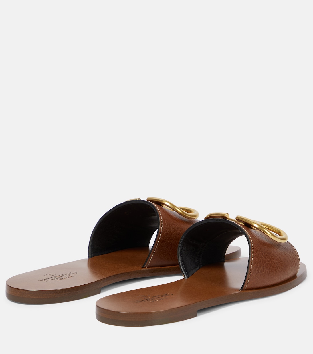 VLogo leather slides | Valentino Garavani