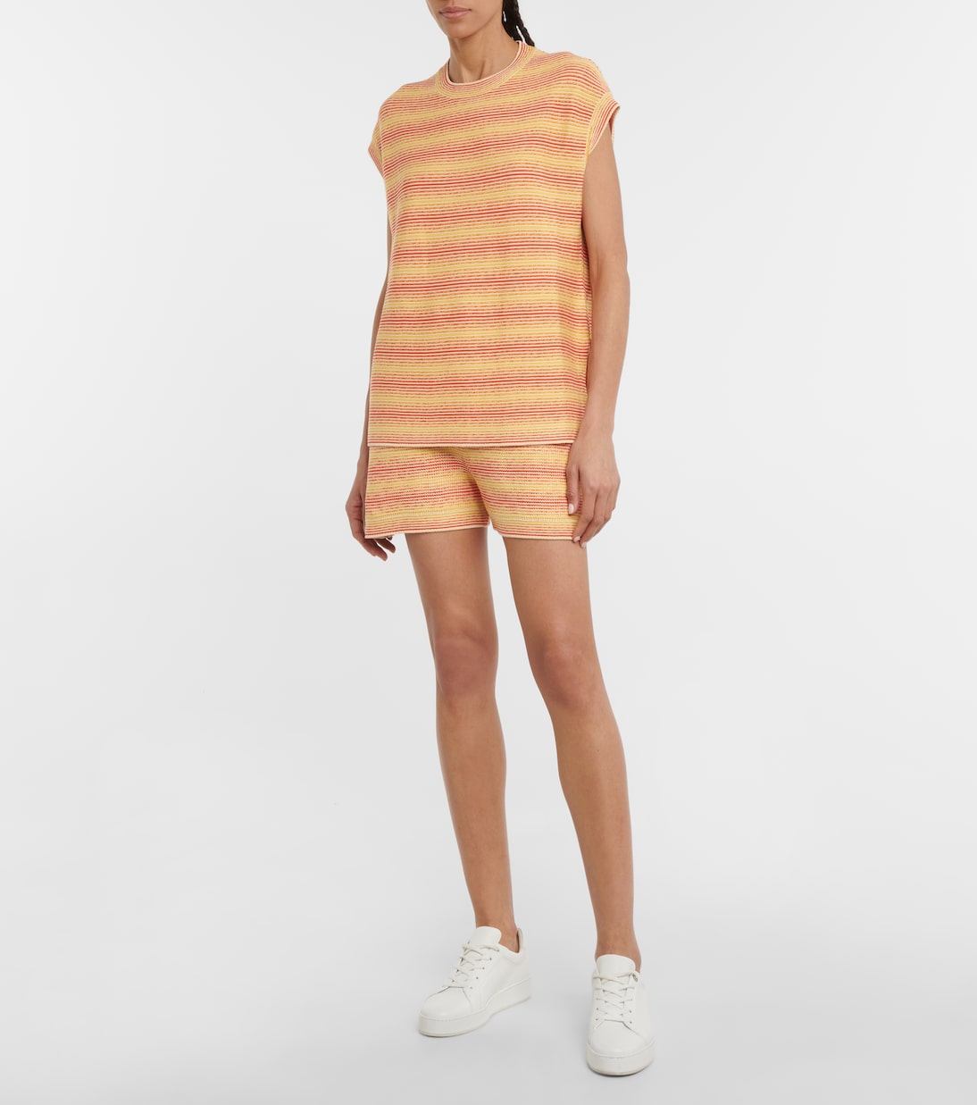 Cornell silk and cotton knit shorts | Loro Piana
