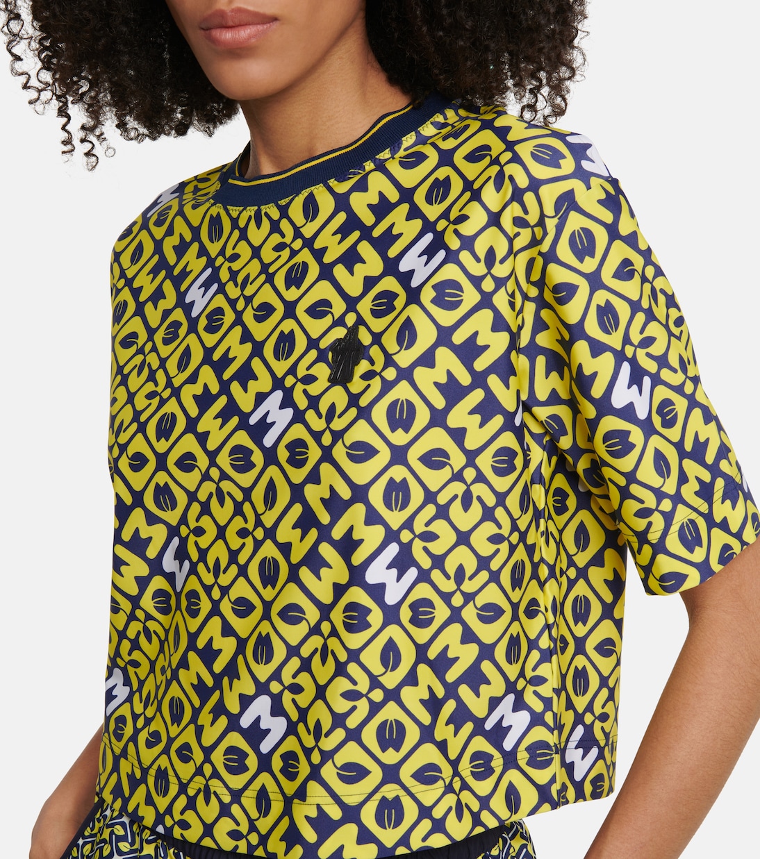 Camiseta cropped de algodón | Moncler Grenoble