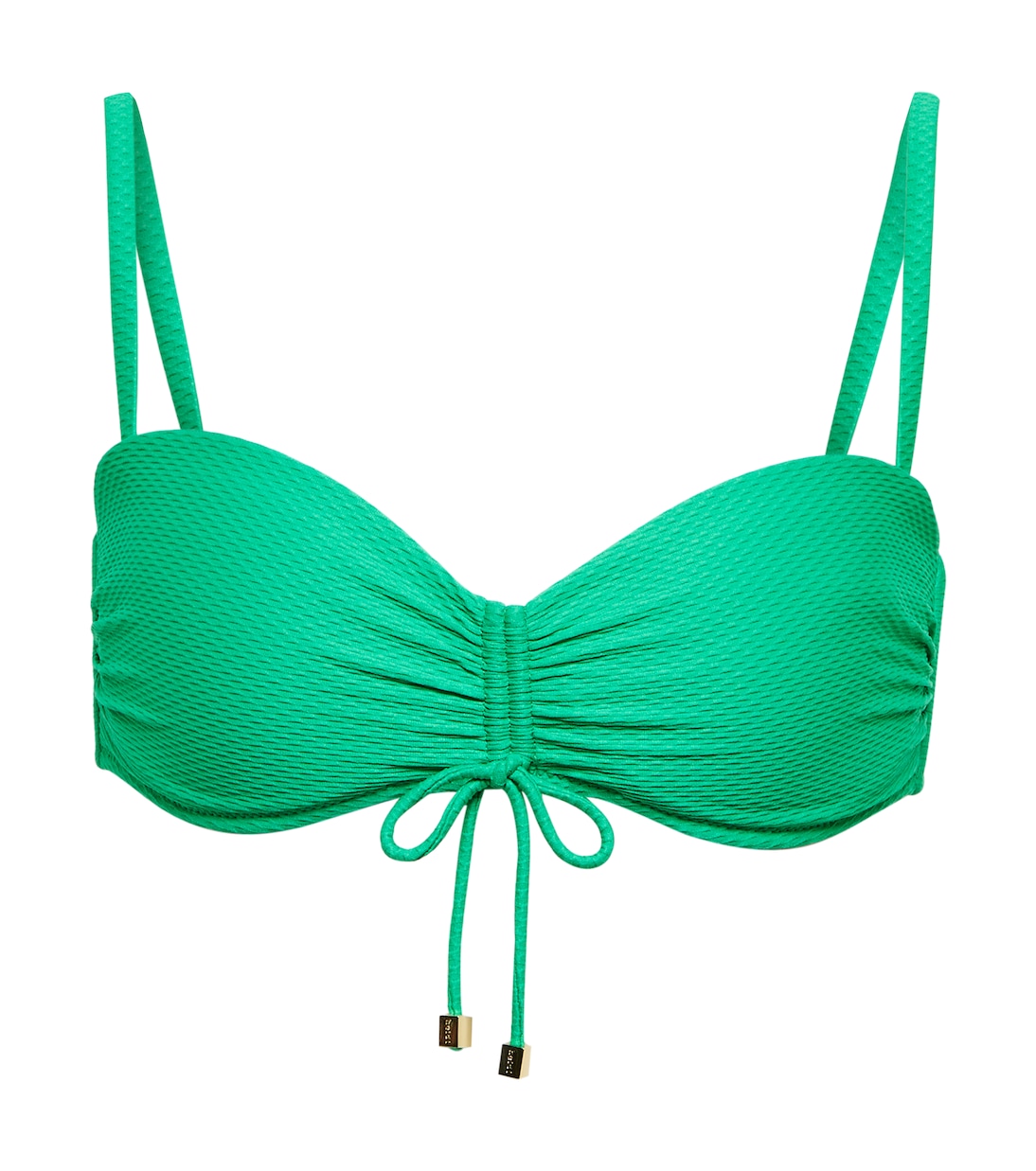 Textured self-tie bikini top | Heidi Klein