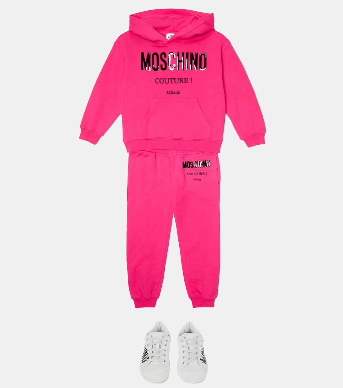 Felpa e pantaloni in misto cotone | Moschino Kids