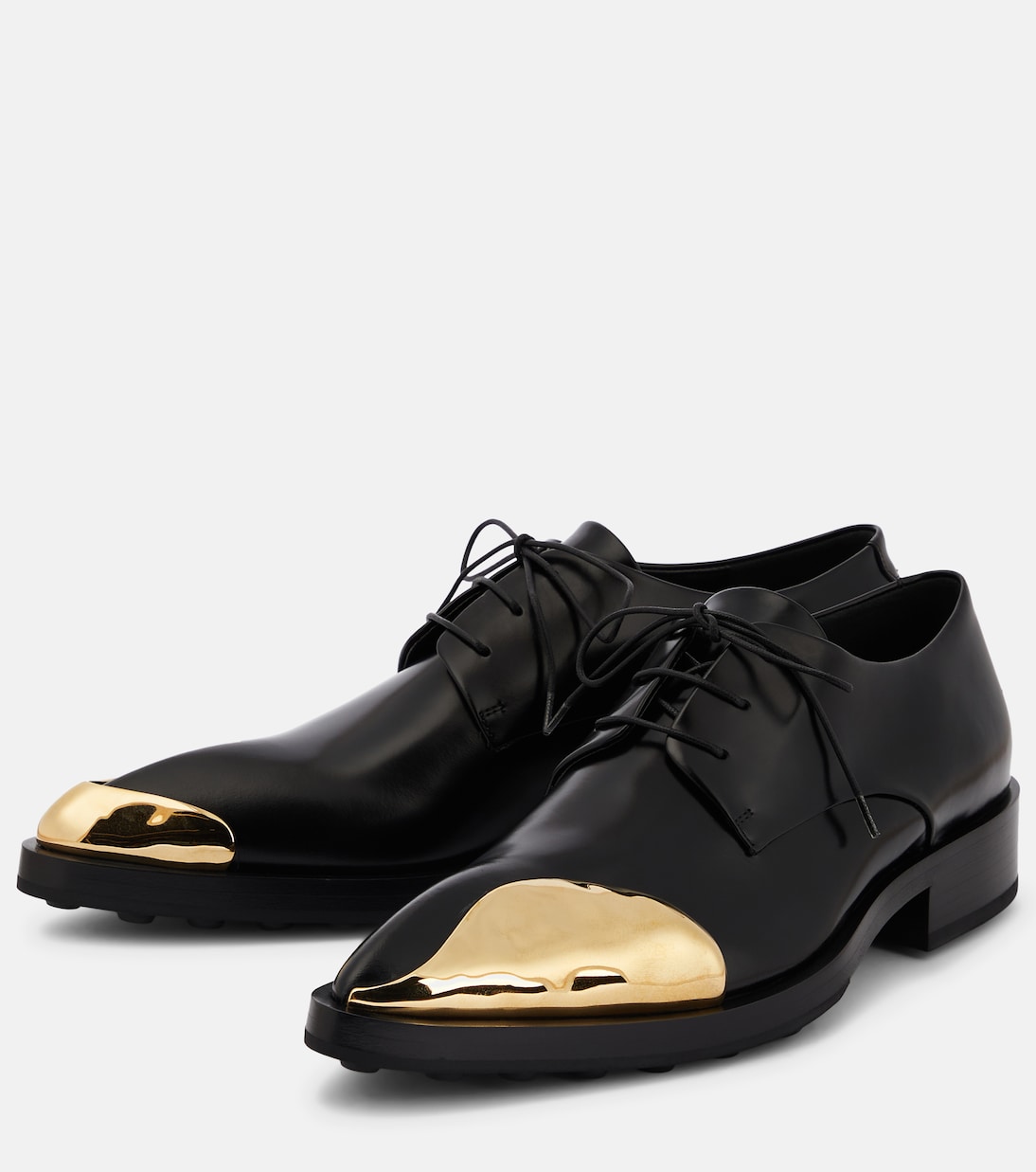 Embellished leather Derby shoes | Jil Sander