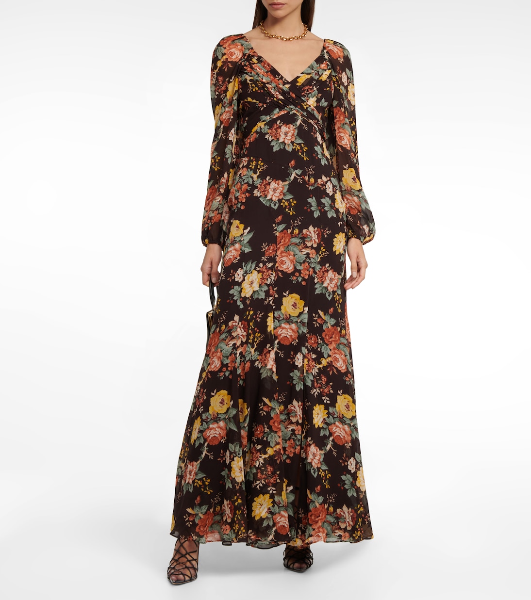 Avani floral printed silk maxi dress | Veronica Beard