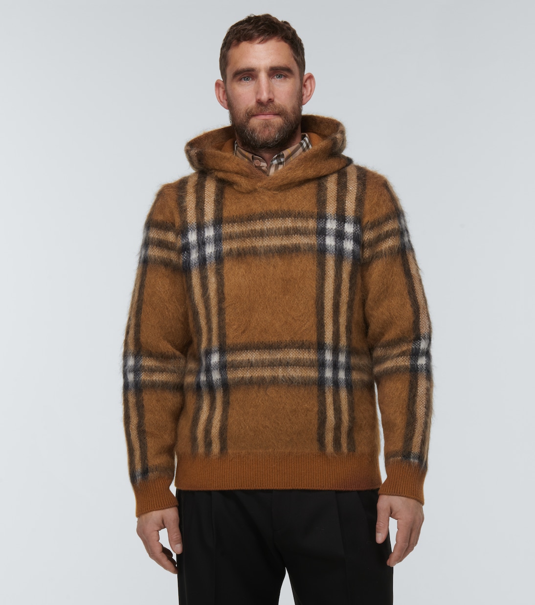 Felpa in misto lana a quadri | Burberry