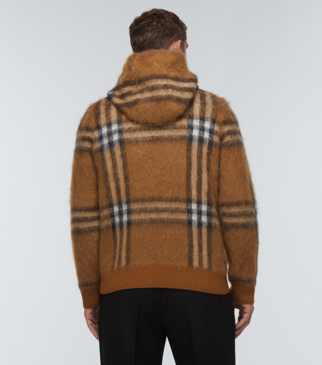 Felpa in misto lana a quadri | Burberry