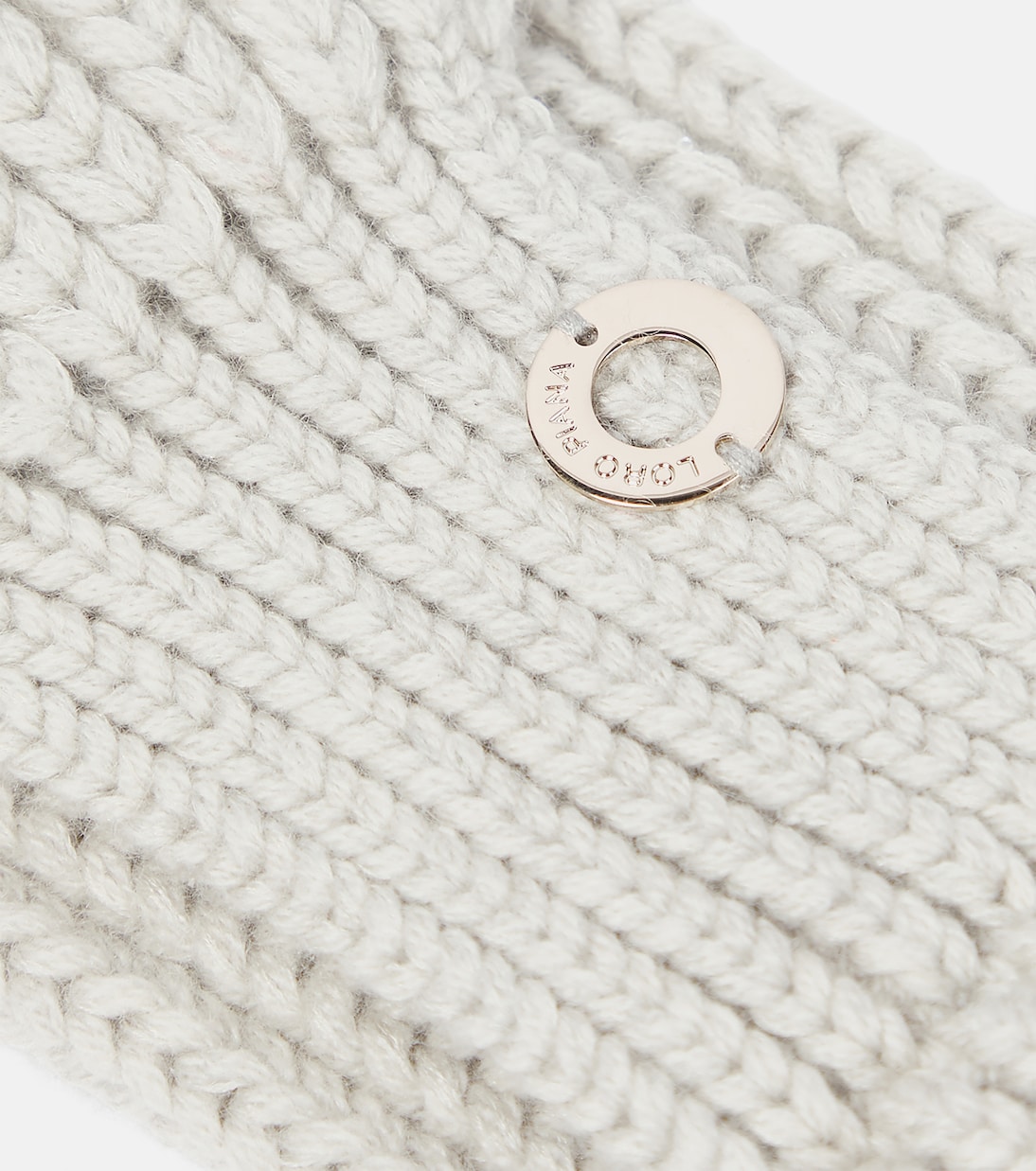 Fascia elastica in misto cashmere Loro Piana, design rigato per stile giovane