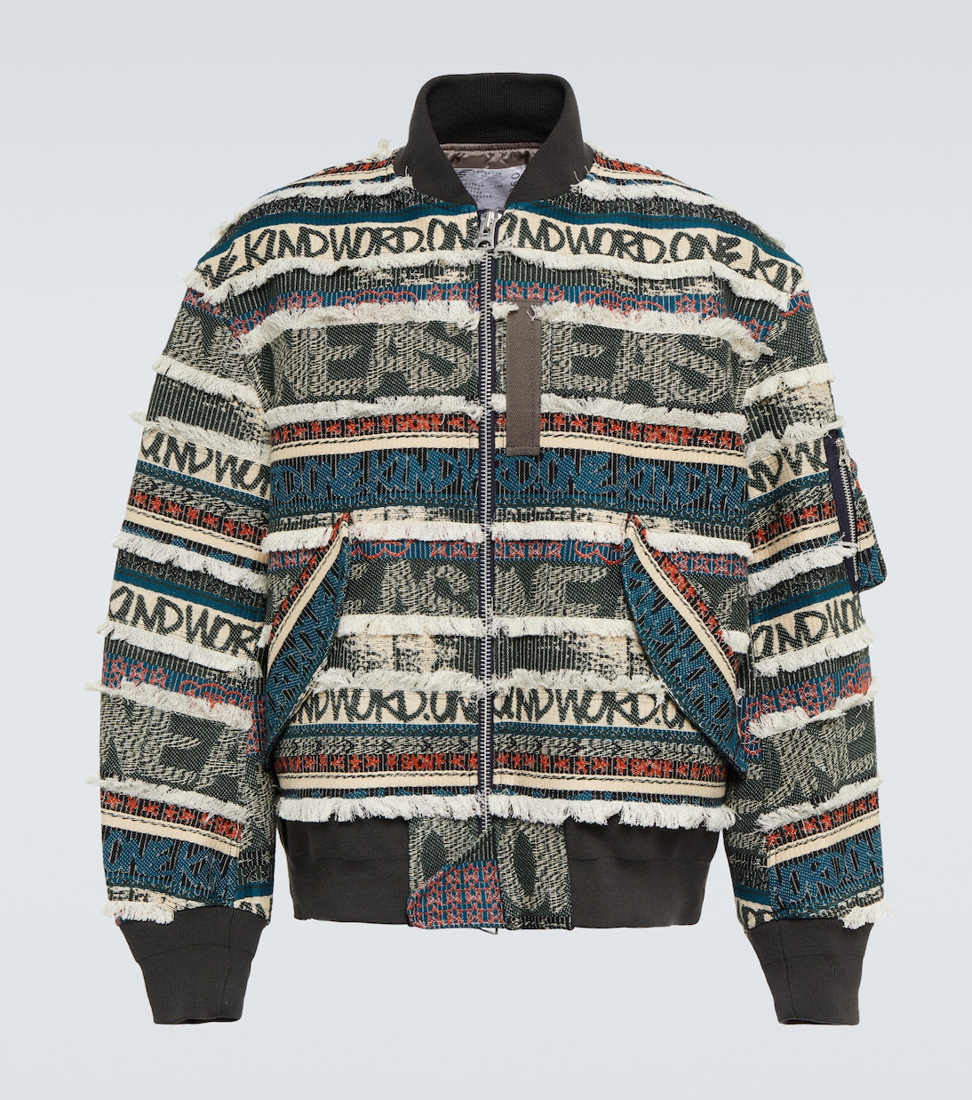 X Eric Haze Bomberjacke aus Jacquard | Sacai