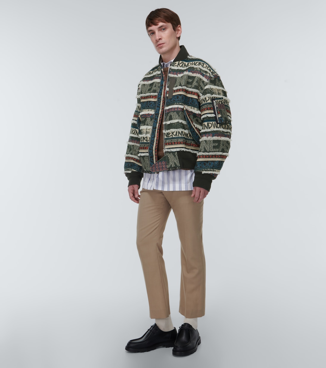 X Eric Haze Bomberjacke aus Jacquard | Sacai