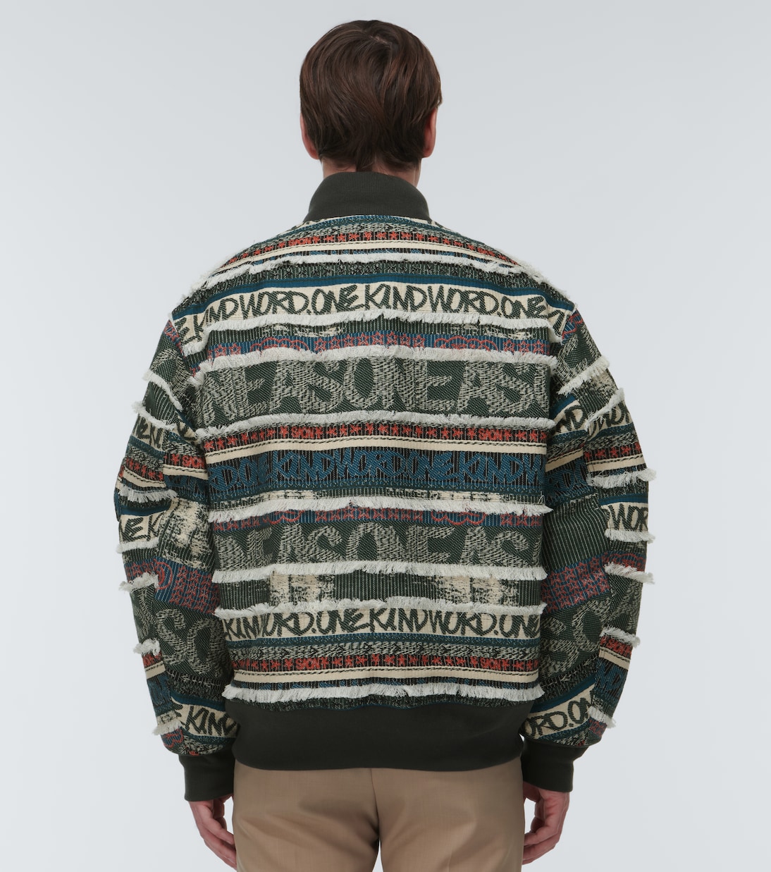 X Eric Haze Bomberjacke aus Jacquard | Sacai