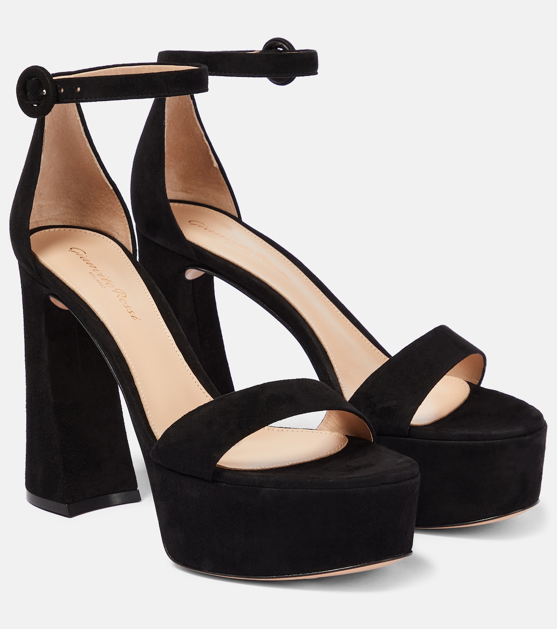 Suede platform sandals | Gianvito Rossi