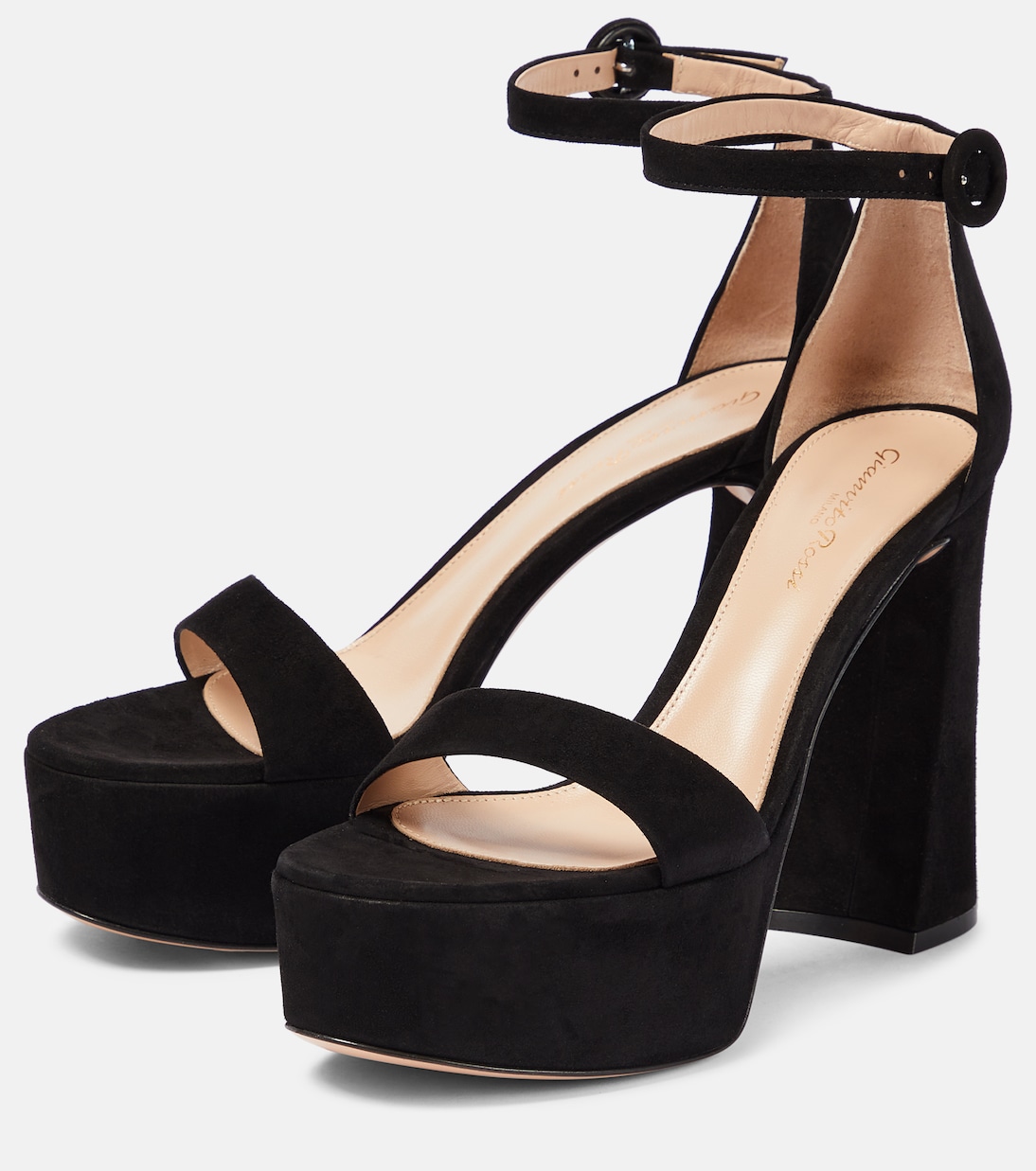 Suede platform sandals | Gianvito Rossi