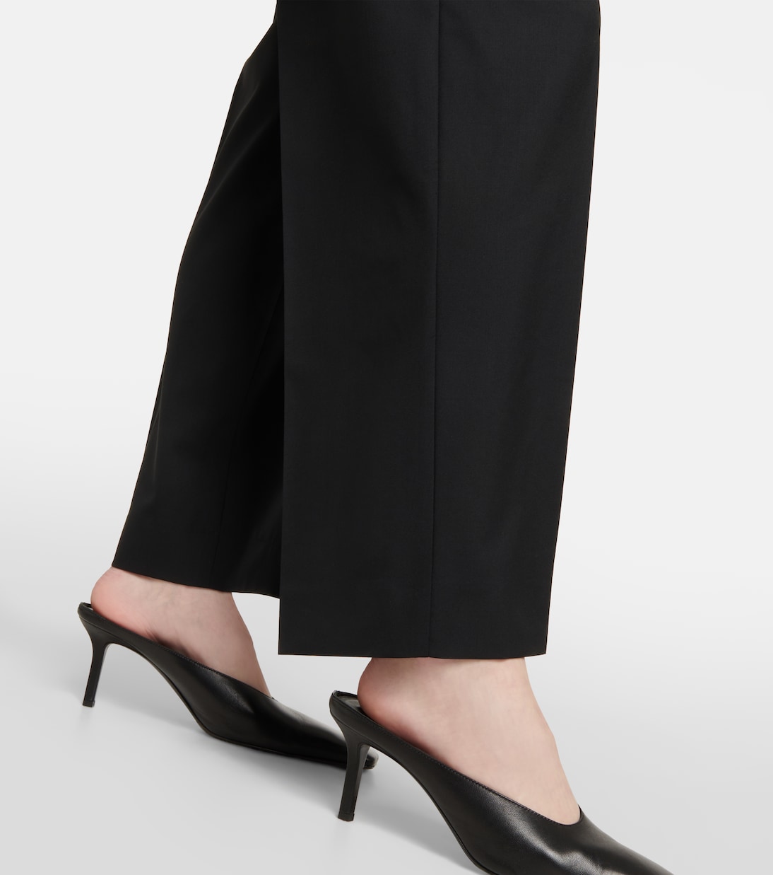Pantalon à taille basse en laine | Acne Studios