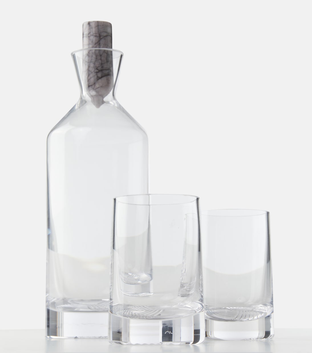 Alba crystal decanter | Nude