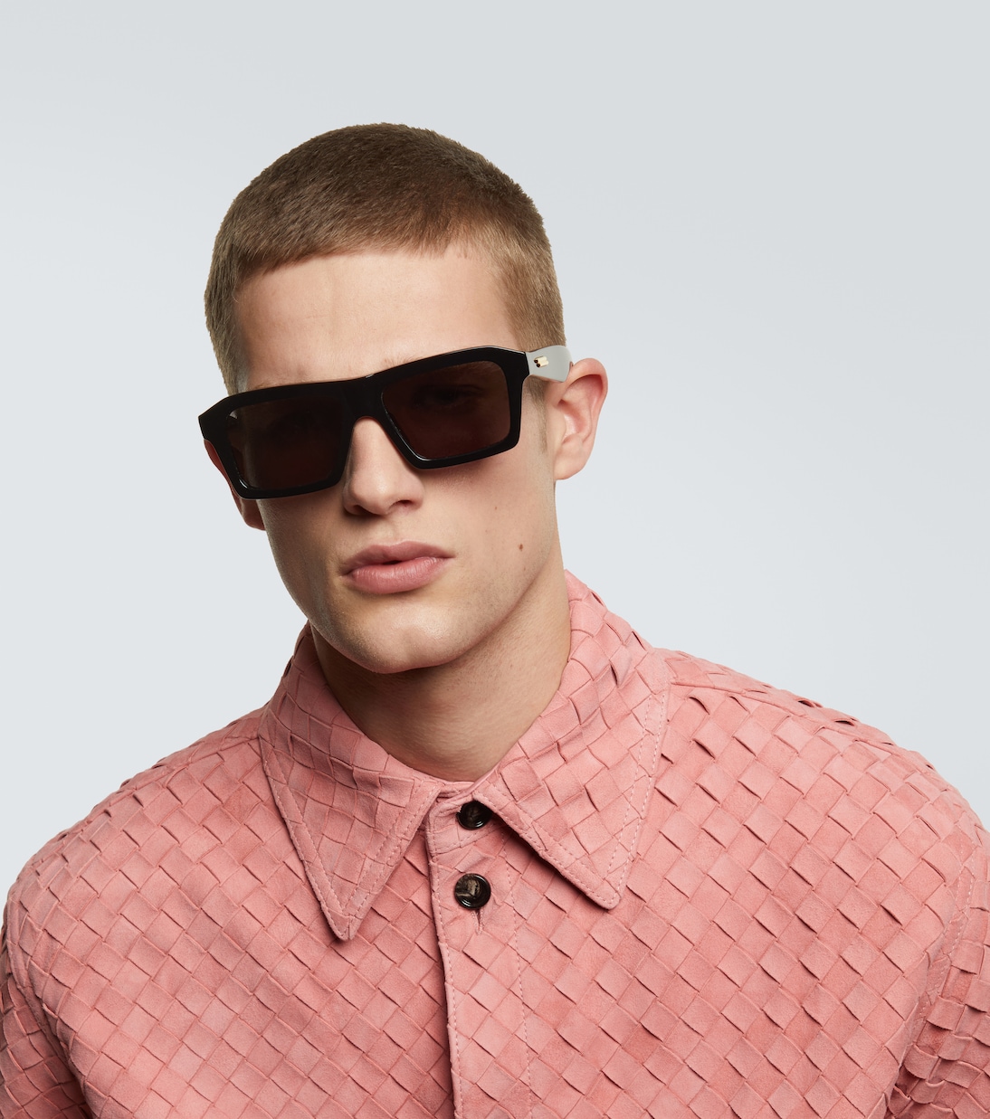 Eckige Sonnenbrille | Bottega Veneta