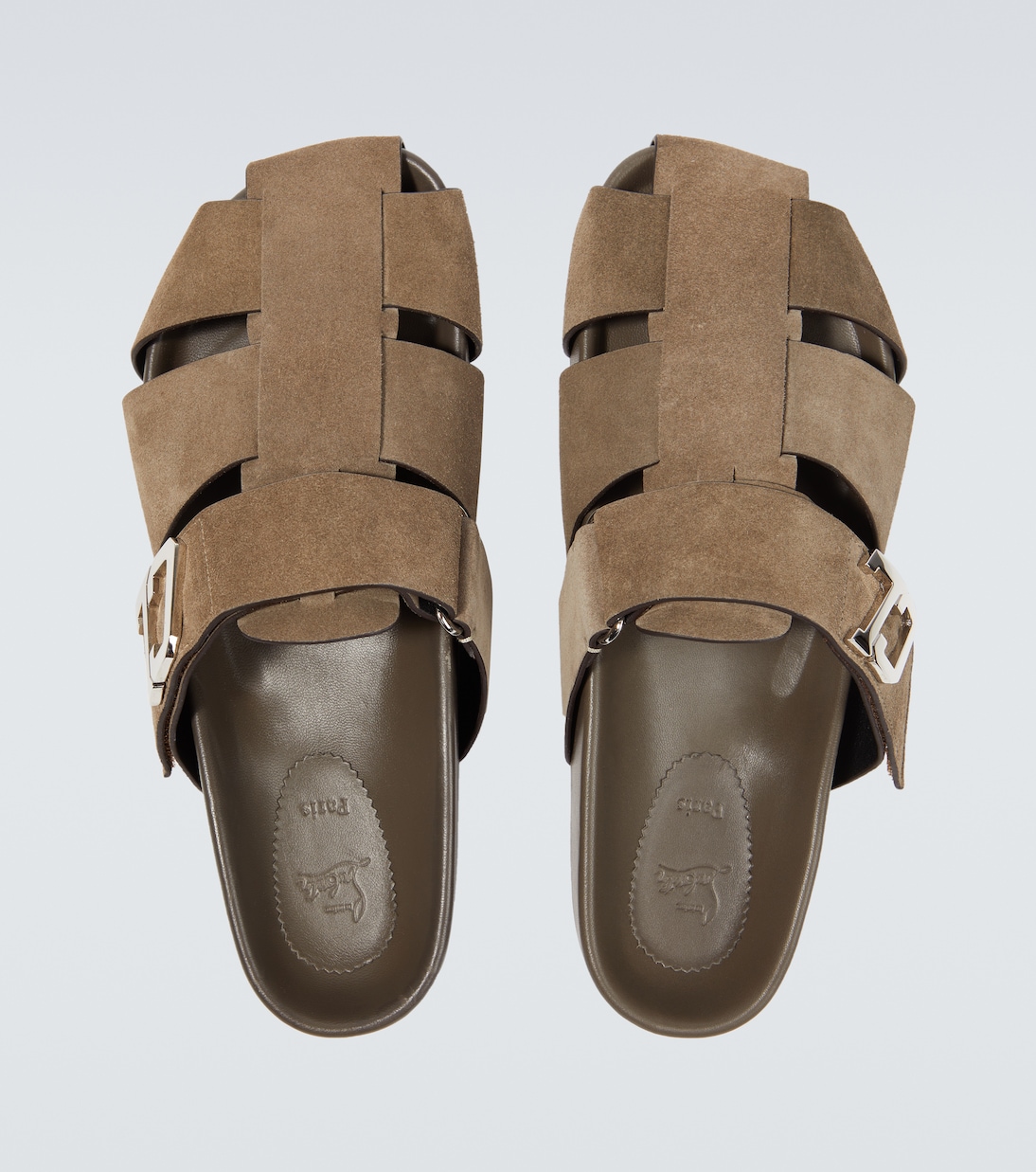 Embellished suede mules | Christian Louboutin