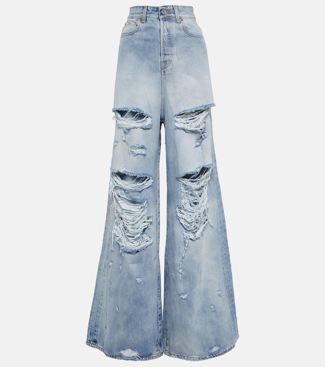 Distressed high-rise jeans | Vetements