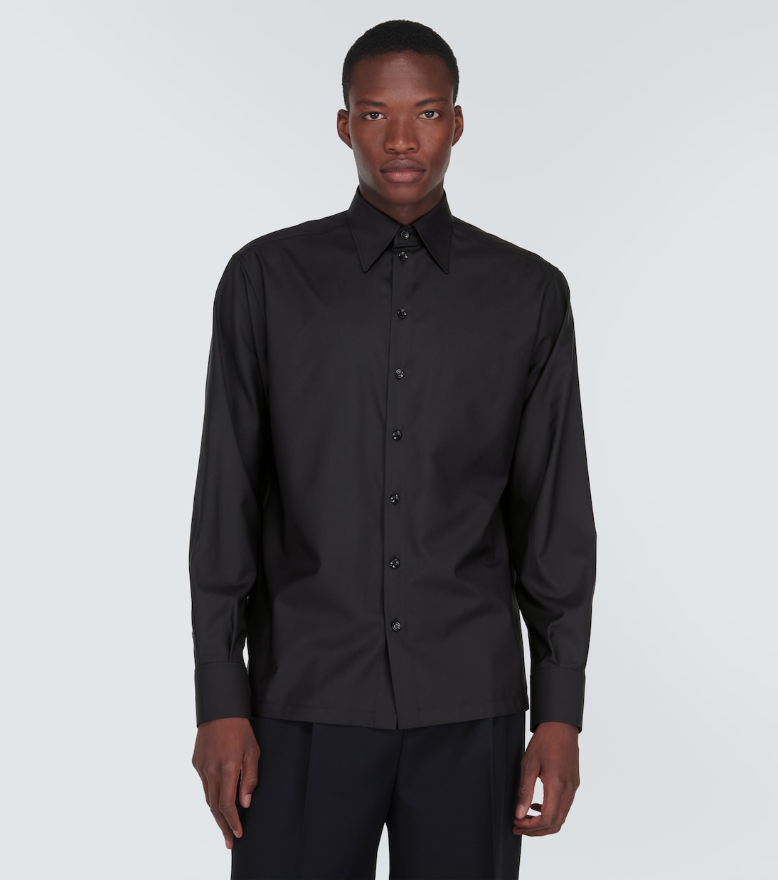 Hemd aus Wolle und Seide | Dolce&Gabbana