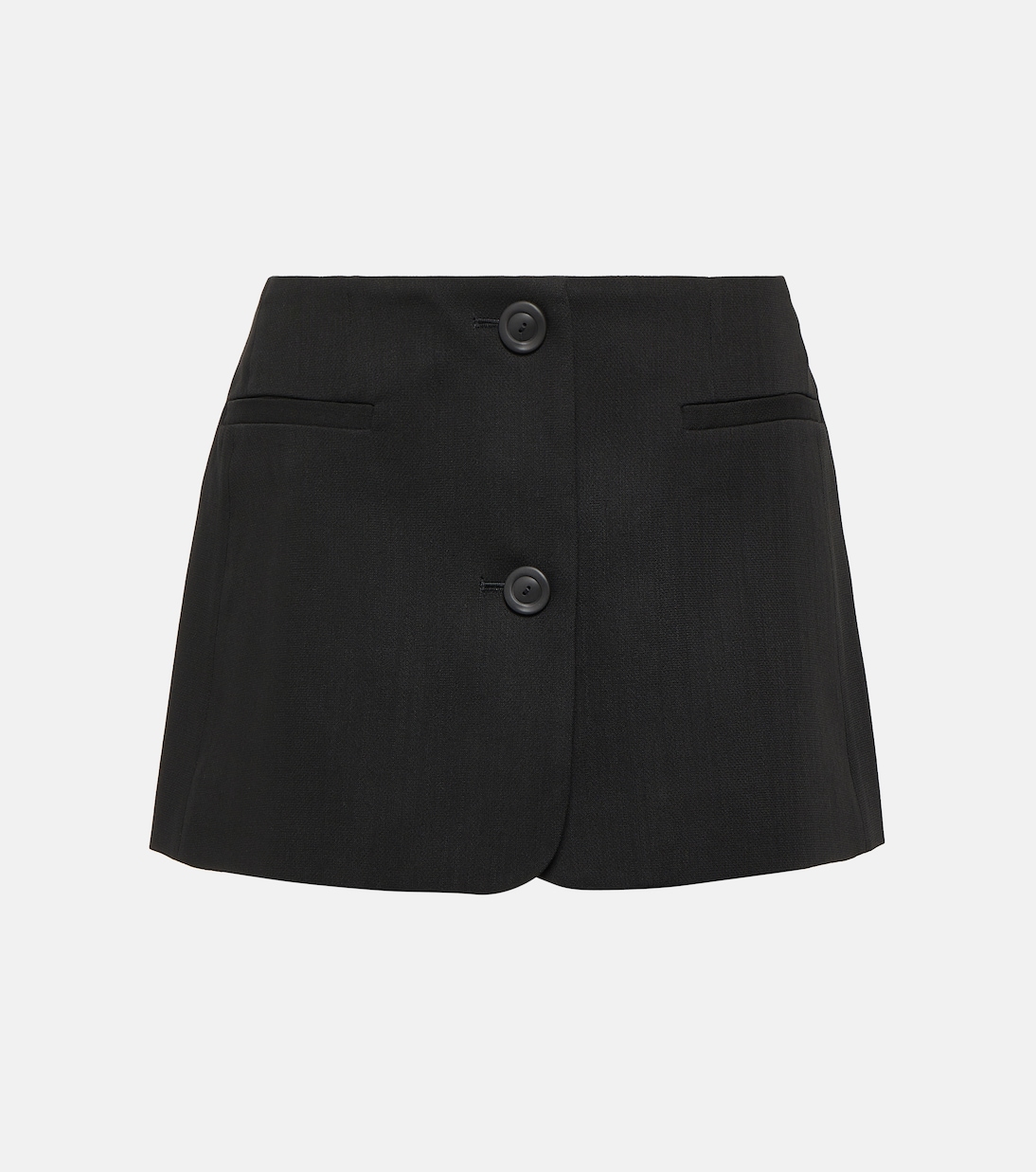 Mini-jupe en laine mélangée | Acne Studios