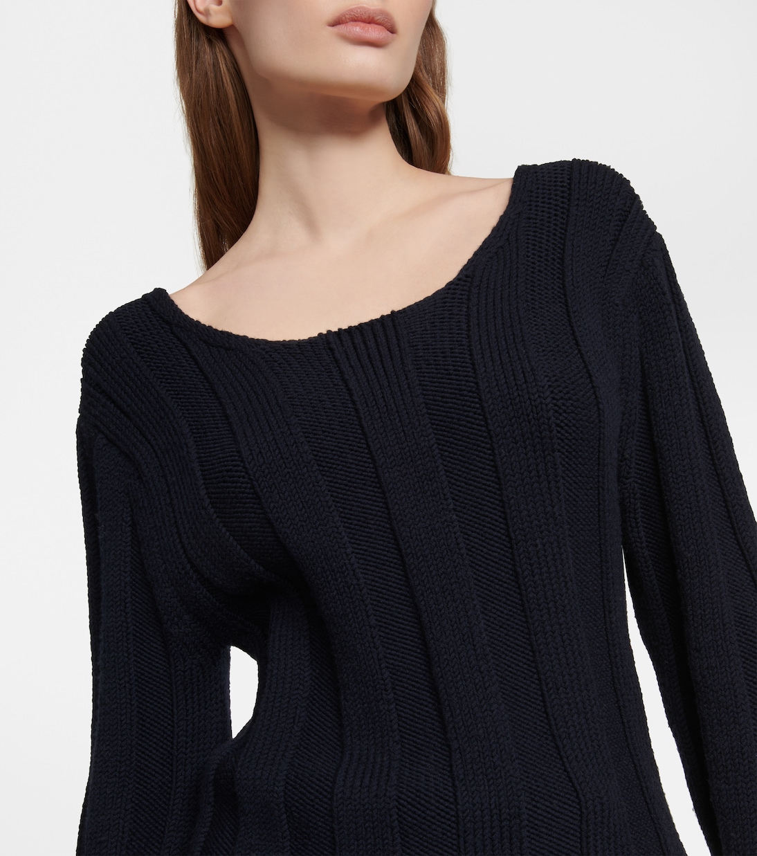 Jersey en punto acanalado de lana | The Row