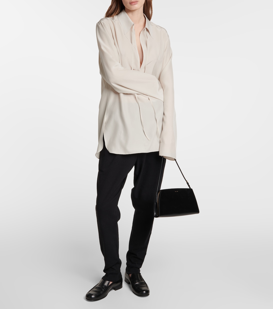 Blusa Malon in seta | The Row