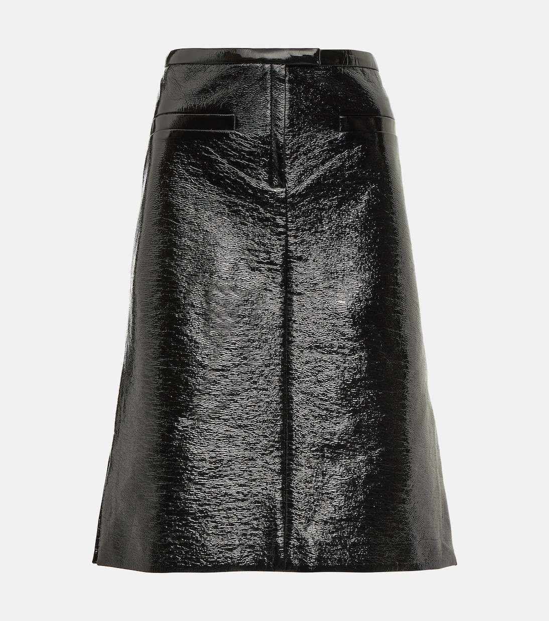 Falda midi de vinilo | Courrèges