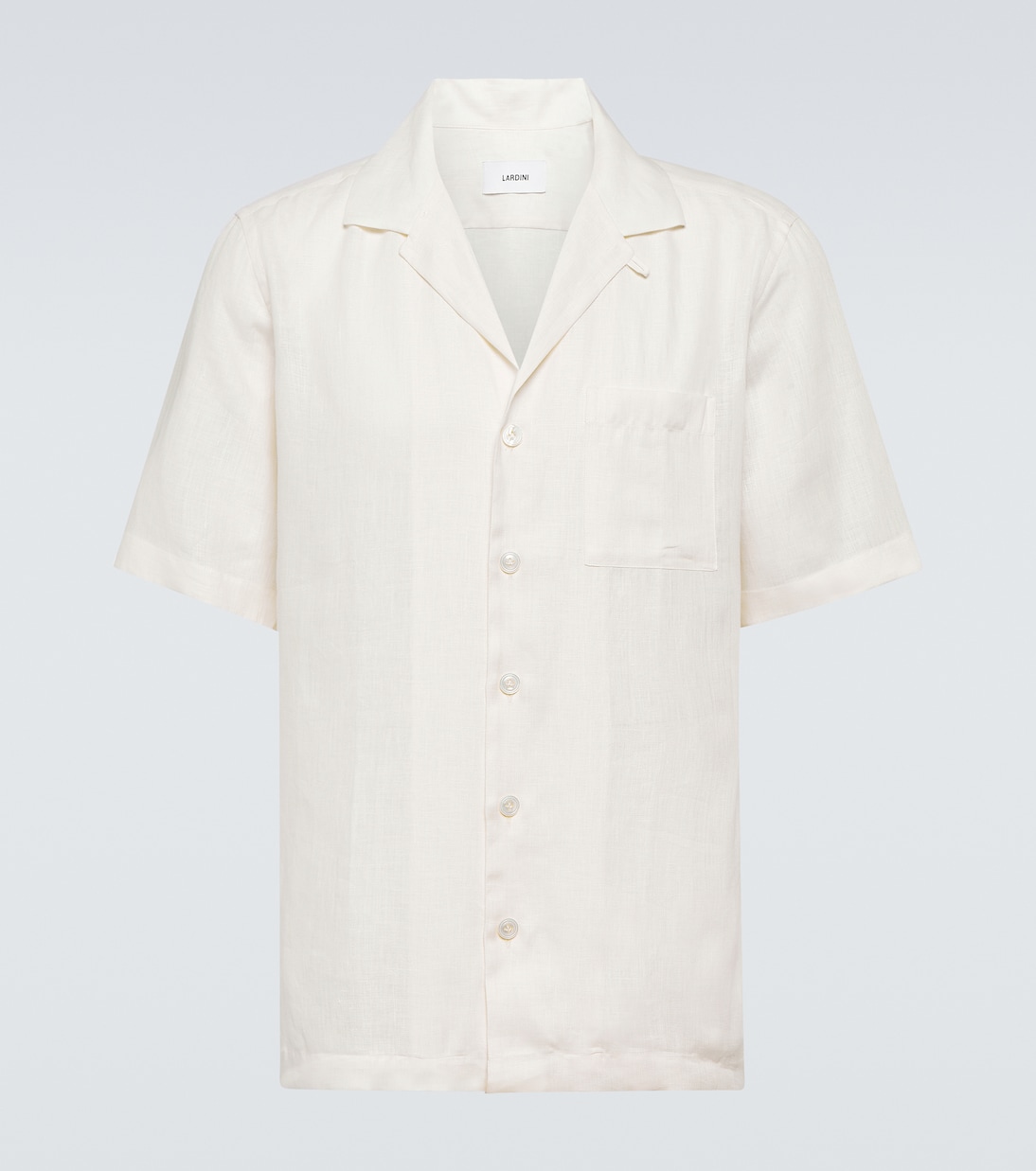 Camicia bowling in lino | Lardini