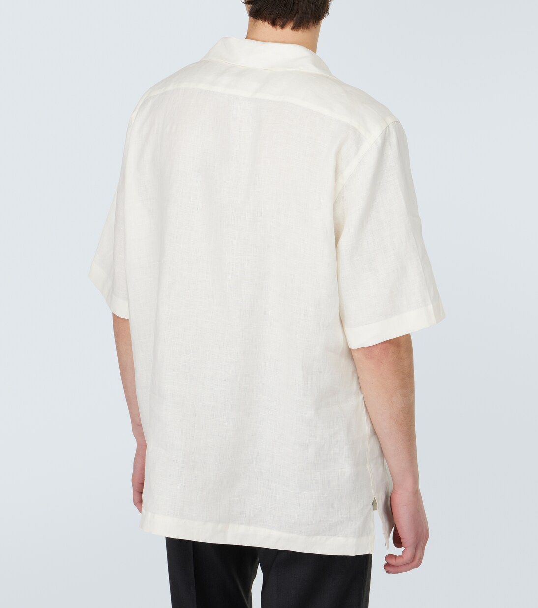 Camicia bowling in lino | Lardini