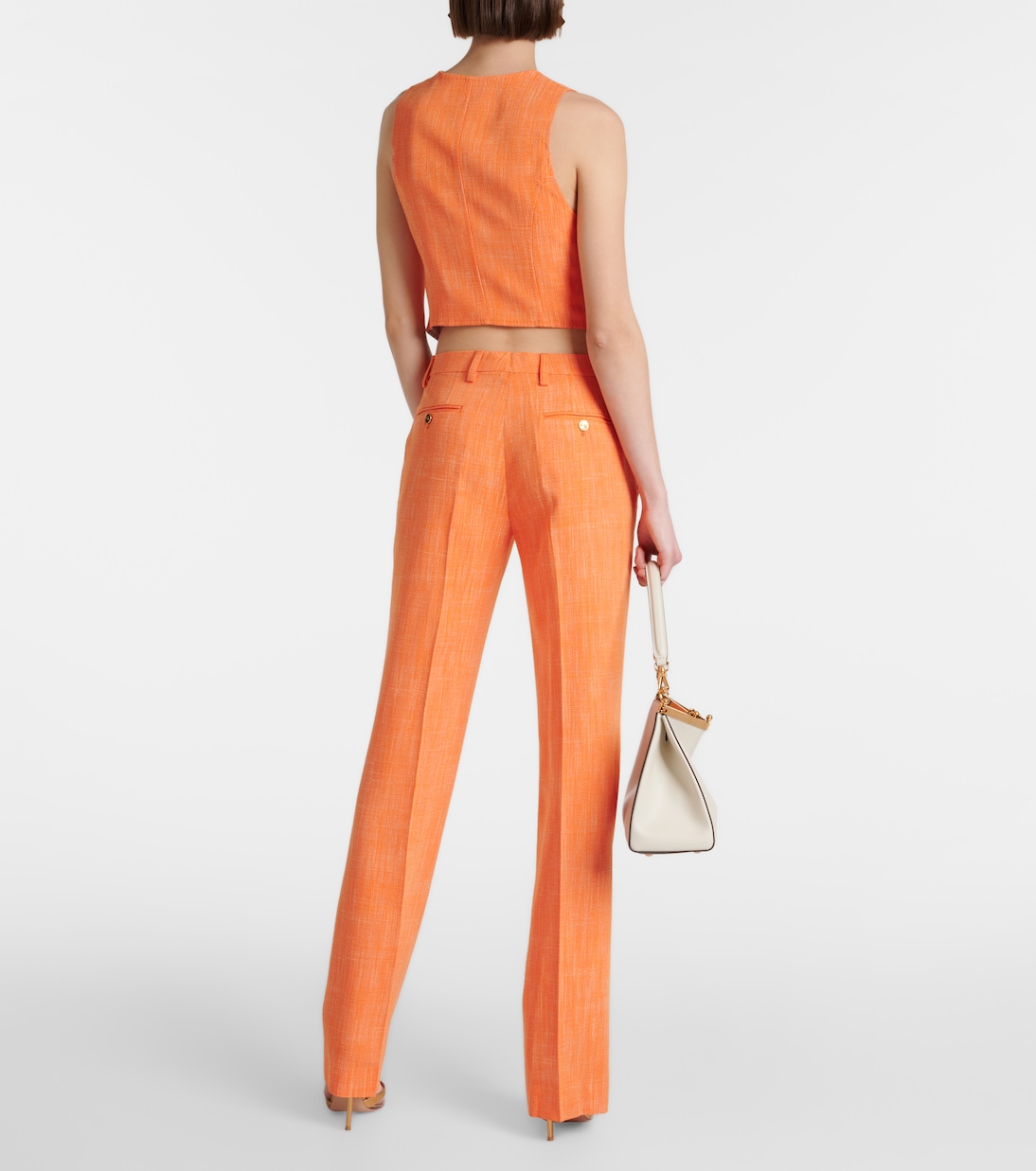 Pantalones rectos de tiro alto | Etro