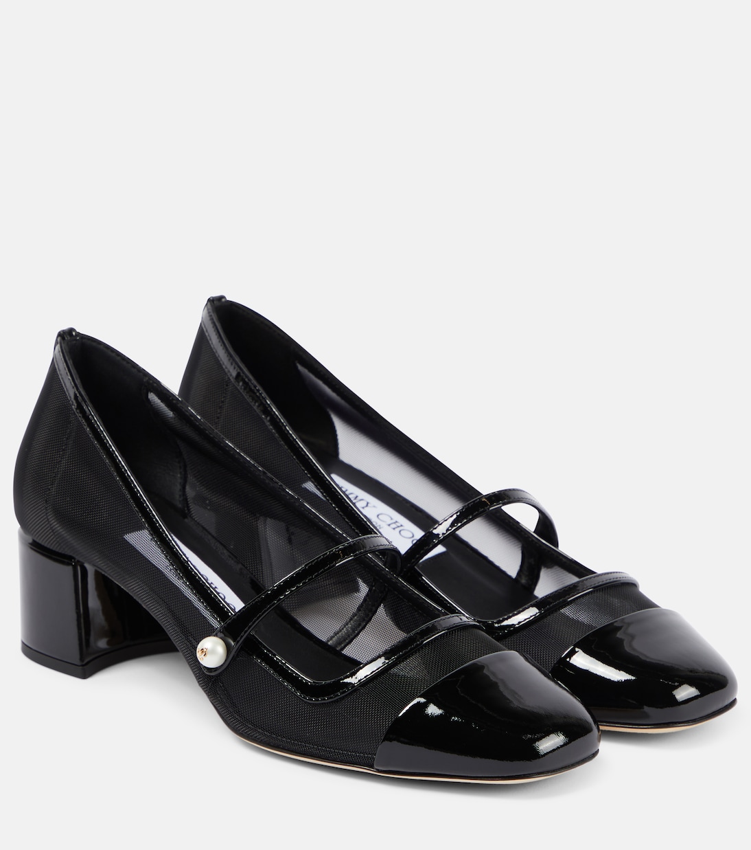 Pumps Mary Jane Elisa 45 in mesh | Jimmy Choo