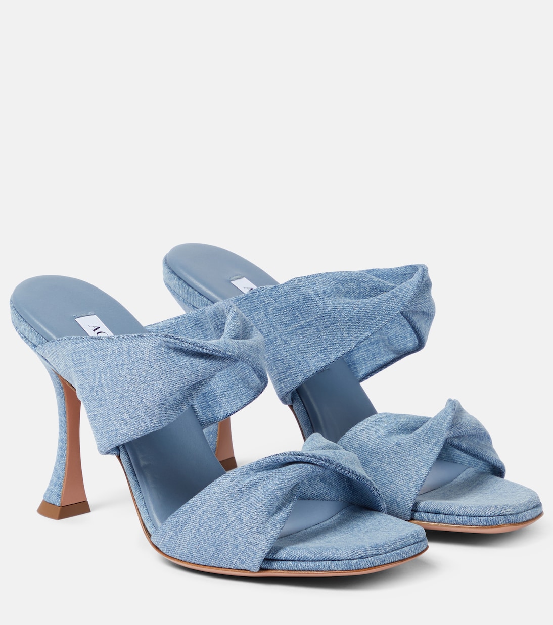 Mules Twist de denim | Aquazzura