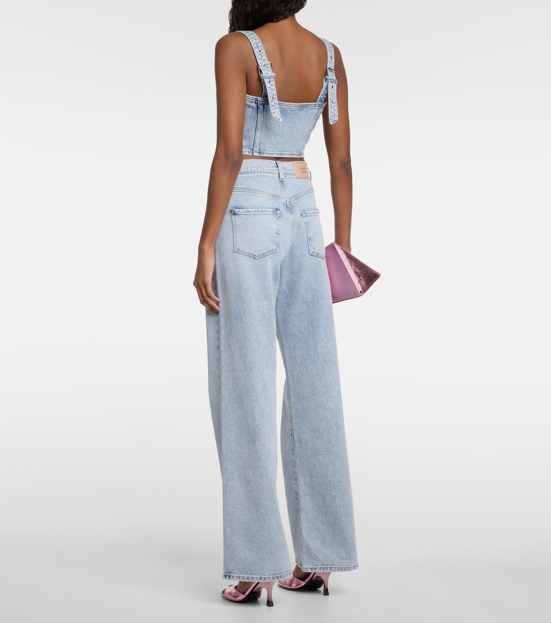 High-rise straight-leg jeans | 7 For All Mankind