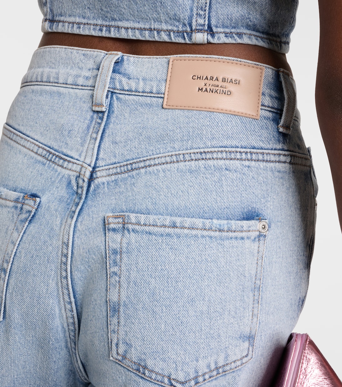 High-rise straight-leg jeans | 7 For All Mankind