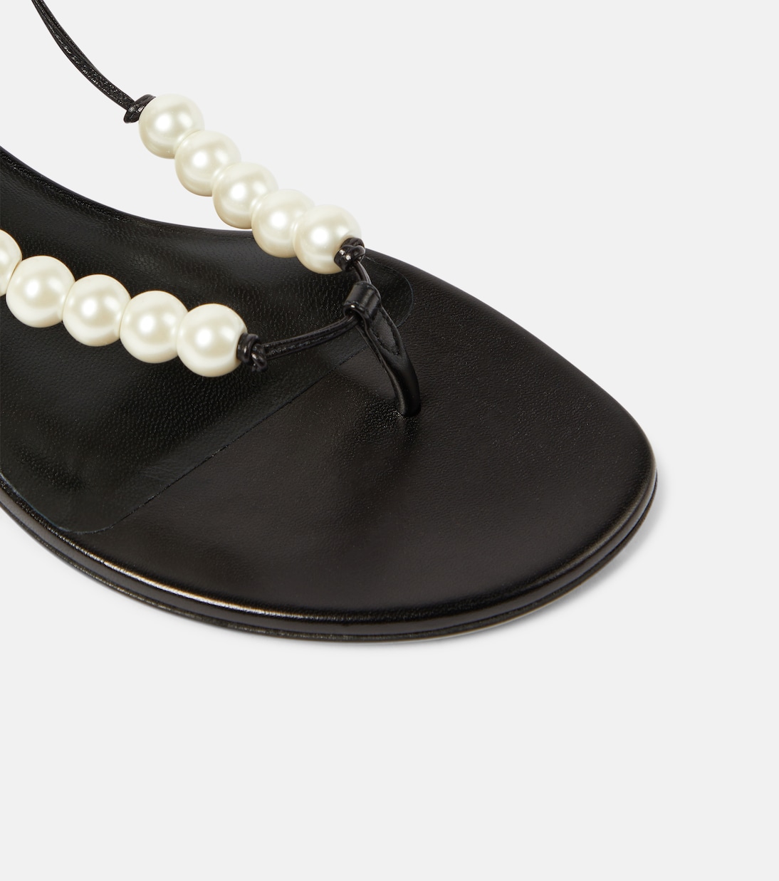 Faux pearl leather sandals | Magda Butrym