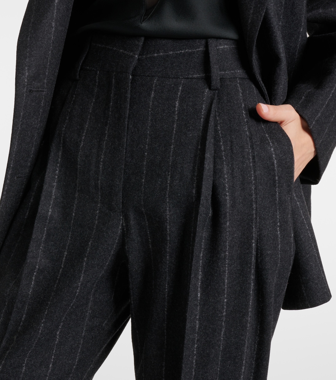 Pantaloni gessati Banker in lana | Blazé Milano